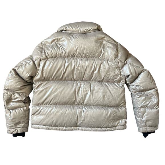 Aritzia Super Puff Shorty Hi-Gloss Jacket Size Medium Modern Taupe - Picture 7 of 12